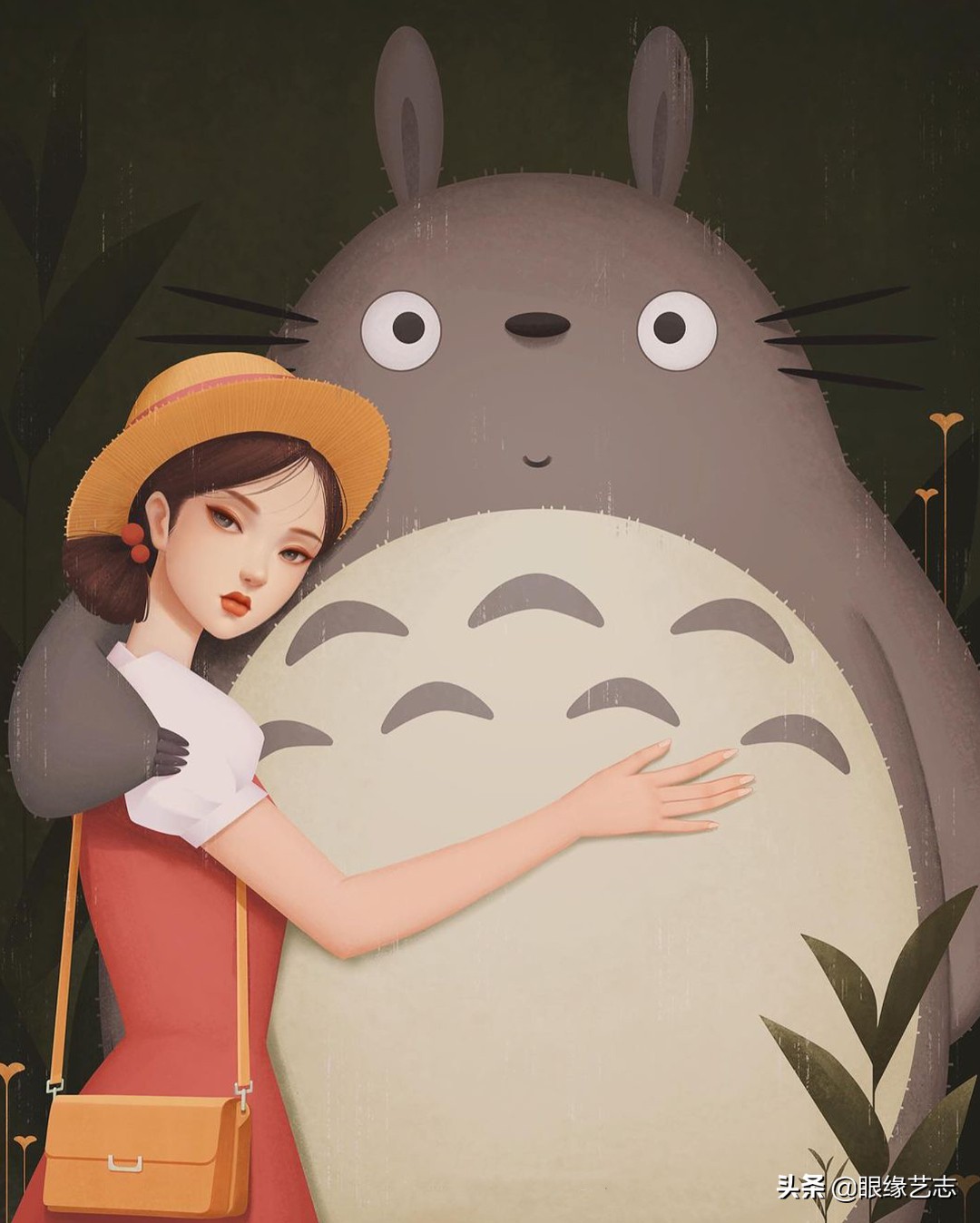 长大后的宫崎骏少女:anky moore,用插画重塑影视动漫的经典角色