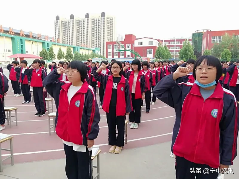 宁晋中学冲刺高考：擂响决胜鼓 奋战50天
