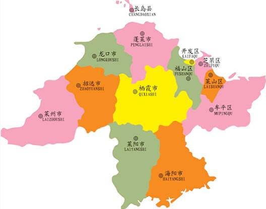 烟台有几个区（中国行政区划山东省烟台市）