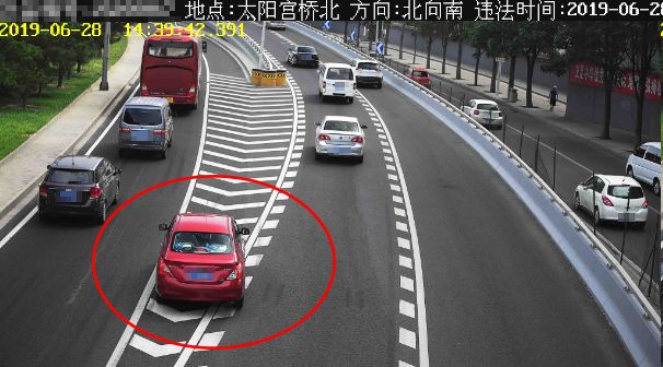 6月份“违反禁止标线”违法高发路段排行榜出炉！值得看！
