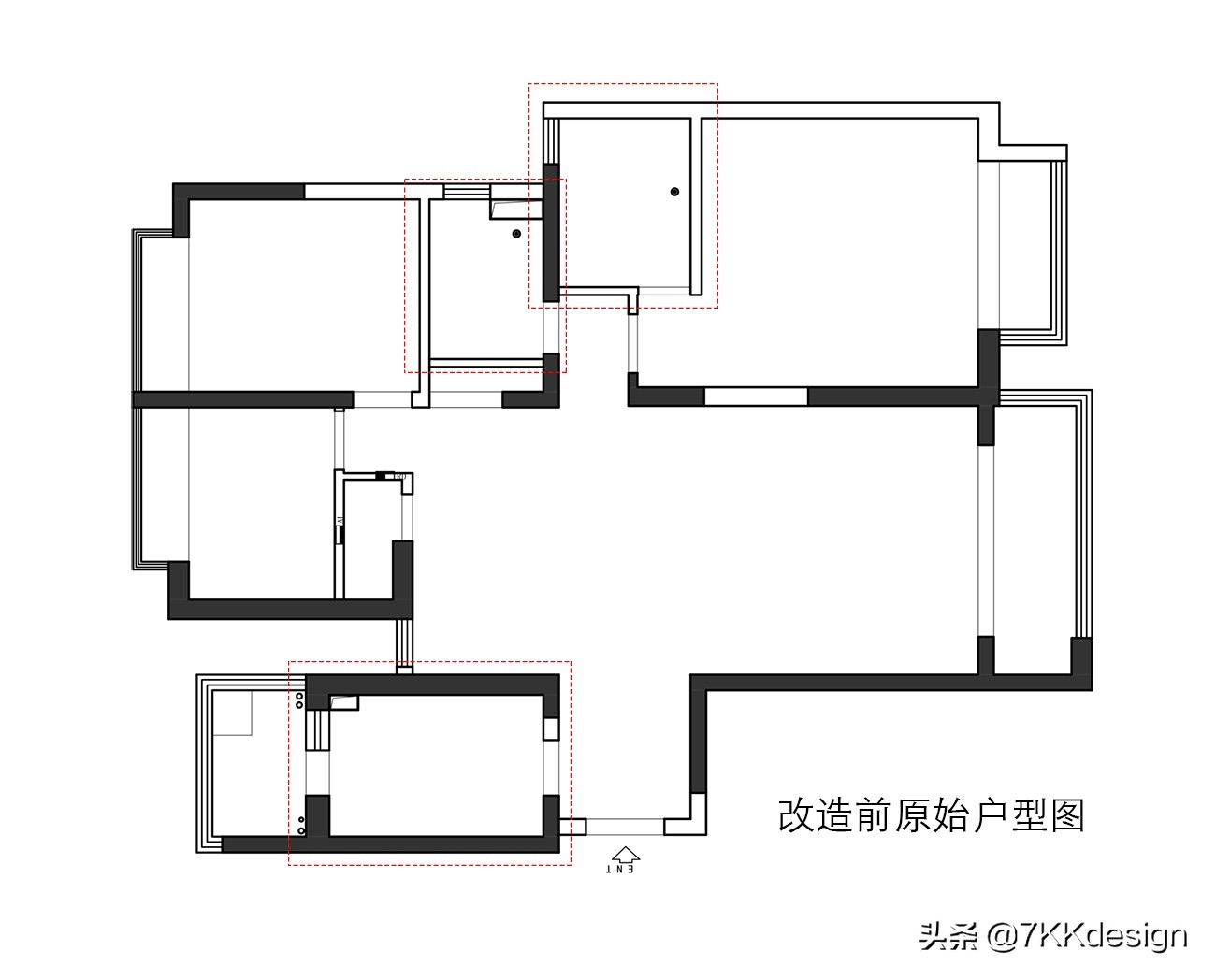 30万打造130㎡红色木地板现代风装修效果图