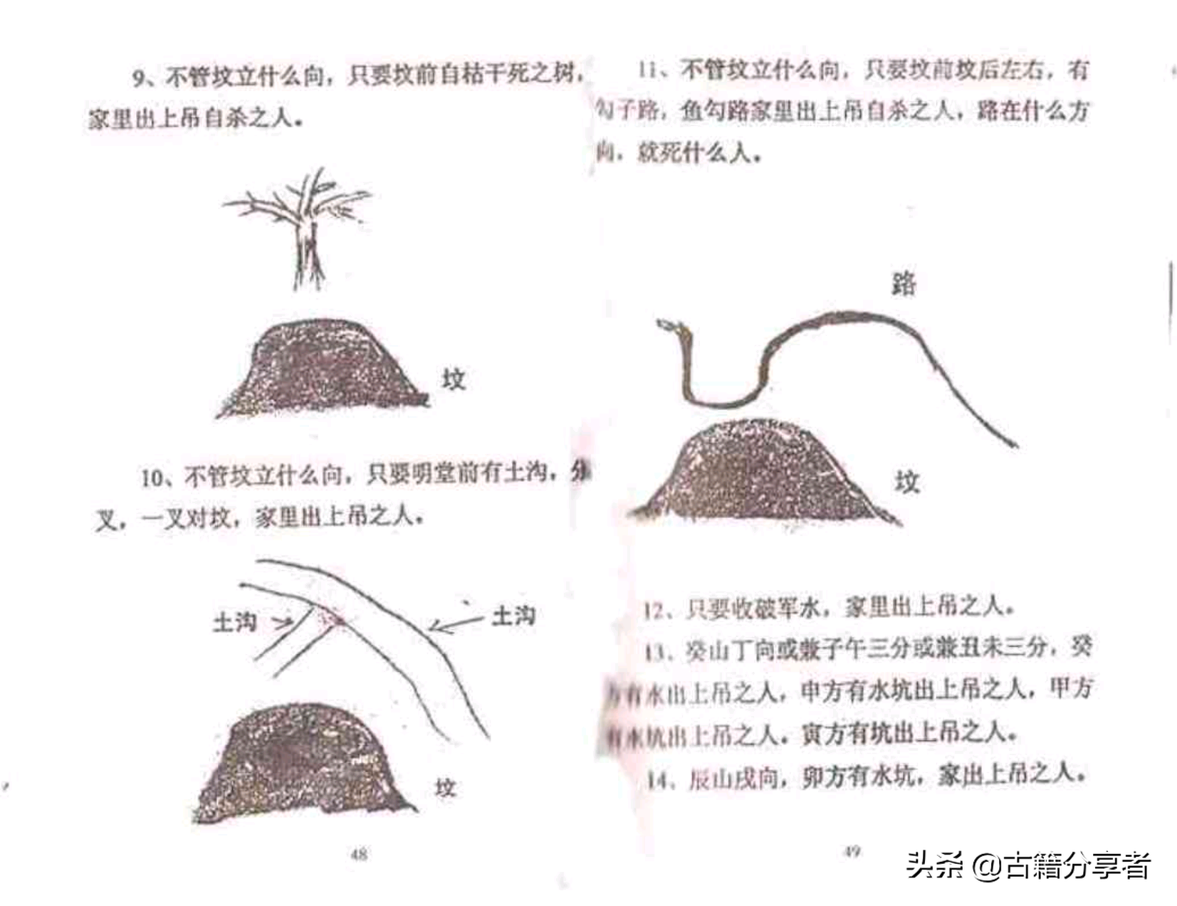 阴宅风水穴位绝断