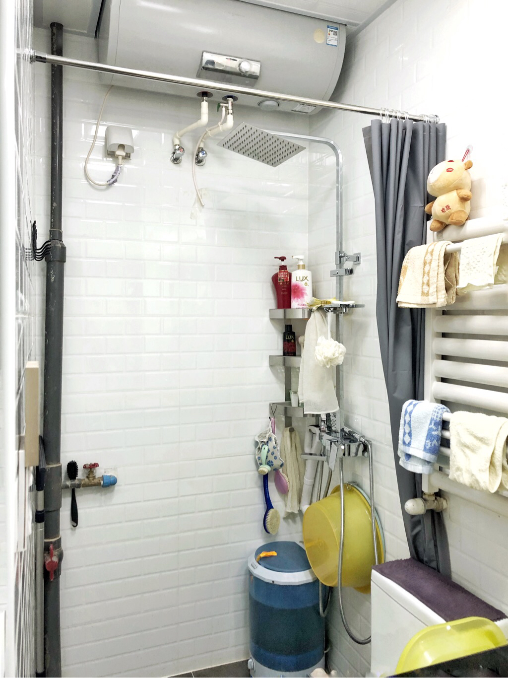 37㎡简约一居，合理规划榨干每寸空间，住下一家四口不拥挤，跪服