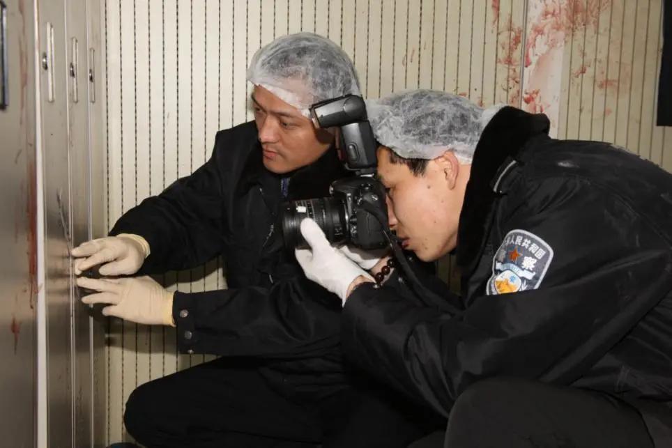 尸体上令人作呕的蛆，他拿起来量了量长度