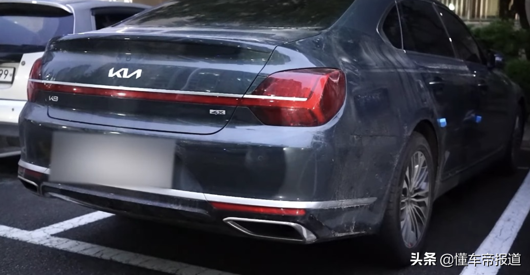 新车 | 定位起亚旗舰轿车，新款K9实车抢先看，新外观你接受吗？