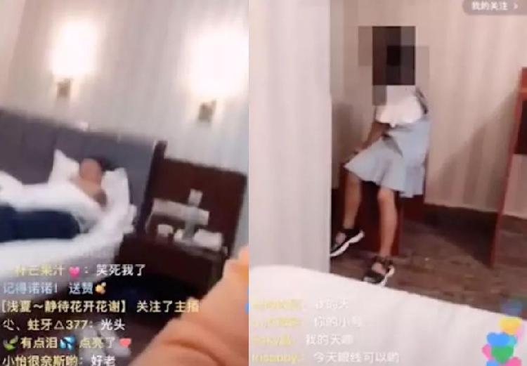 无耻！女主播带孩子做低俗直播 网友怒斥：精神虐待