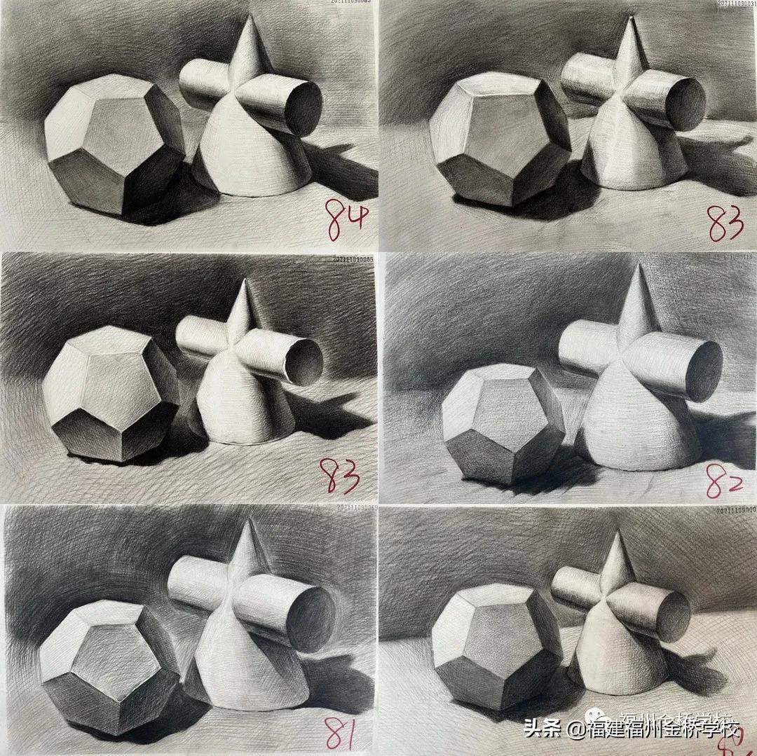 世上无难事，只要肯攀登记福州金桥学校高一、高二美术专业半期考