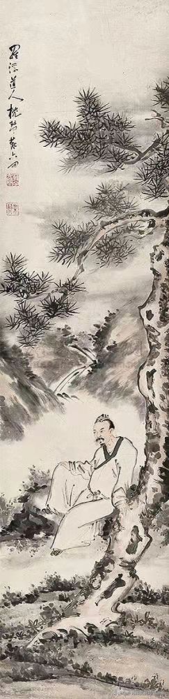 苏六朋在广州开鬻画授徒，他是晚清岭南画坛重镇，尤其仕女画