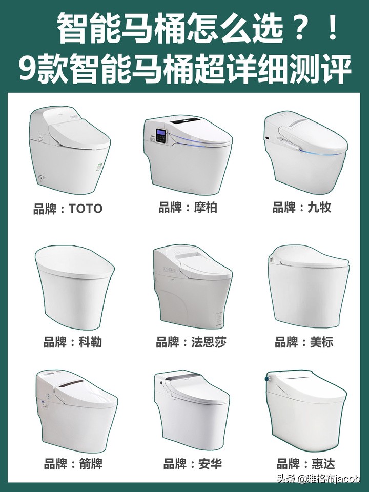 智能马桶品牌推荐：如何选择最适合你的款式