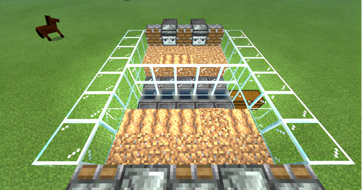 顶级教程《我的世界》全自动运输南瓜机 妈妈再也不担心我干饭啦