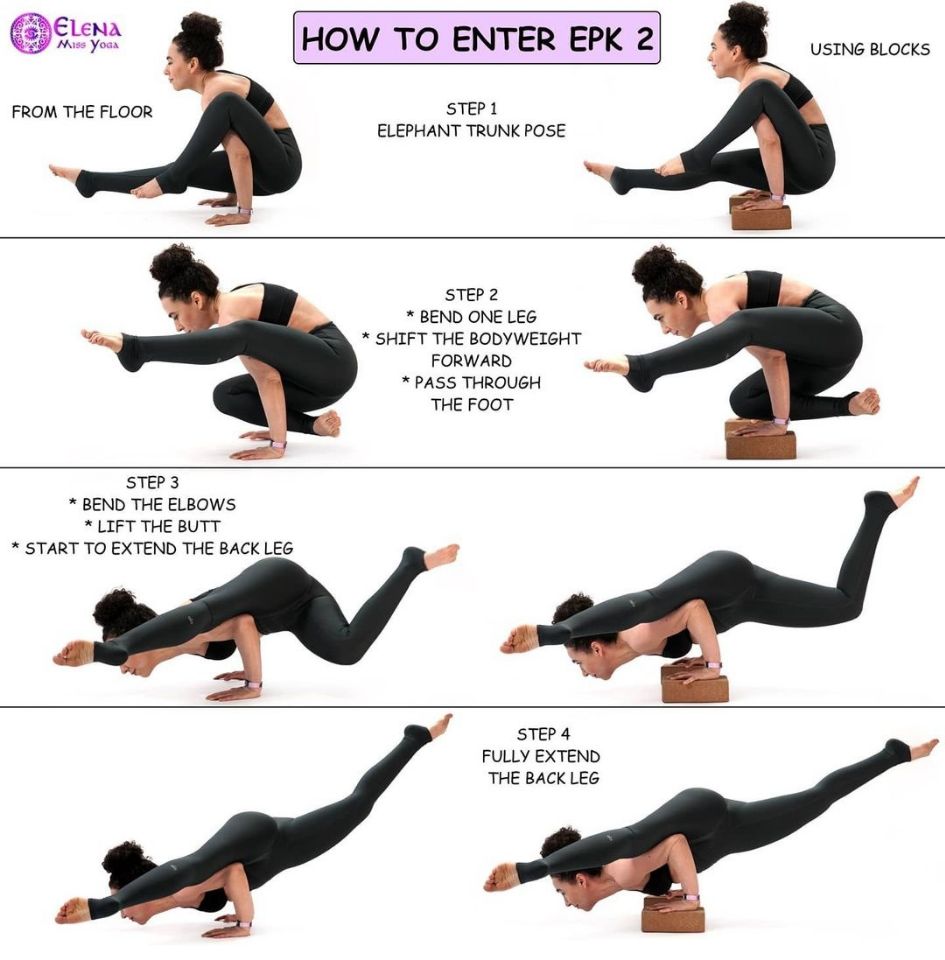 INS上最新的10个高级体式分解图，进来看看你能做几个