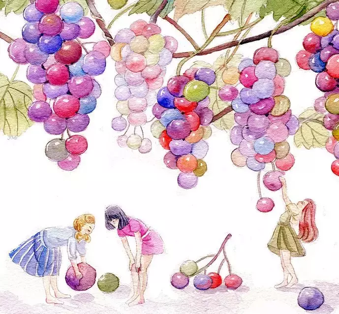 镜花水月，插画师用一支水彩笔画出一个梦想王国！