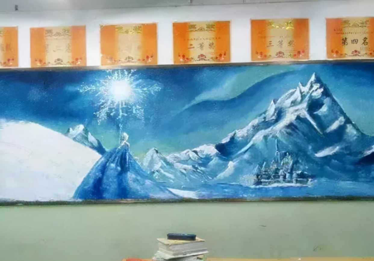 杭高里的“板报”火了，教室变画室，网友直呼这届学生太有才了