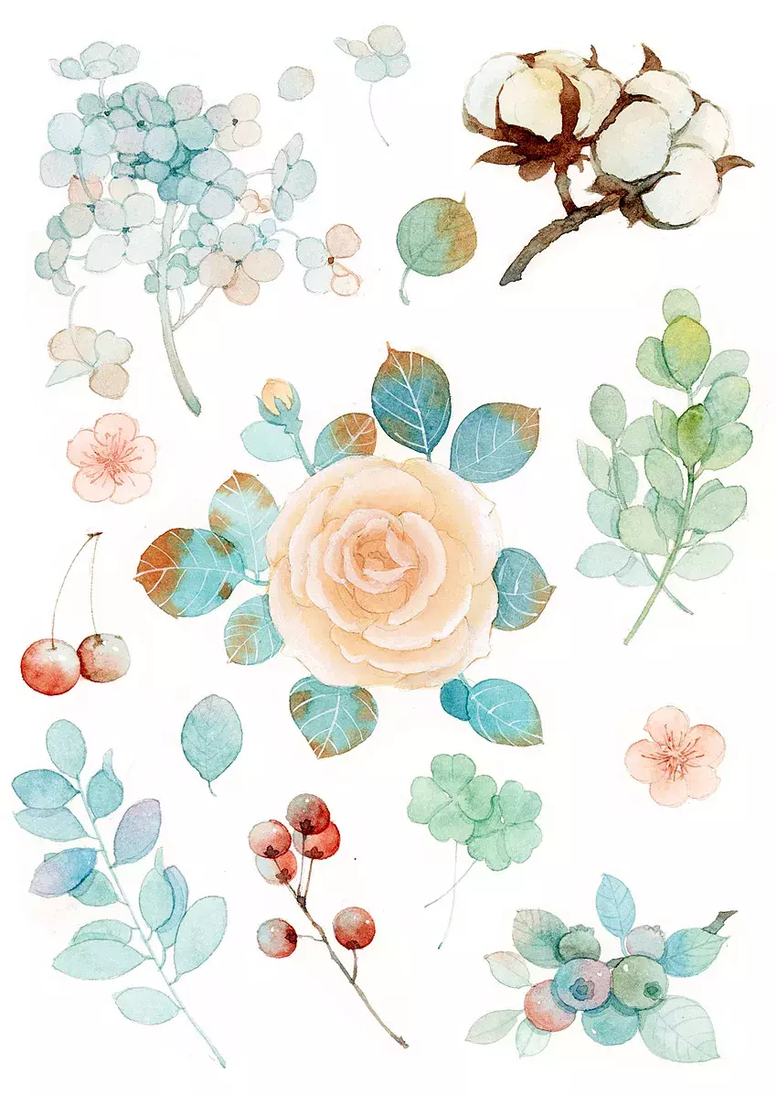 镜花水月，插画师用一支水彩笔画出一个梦想王国！