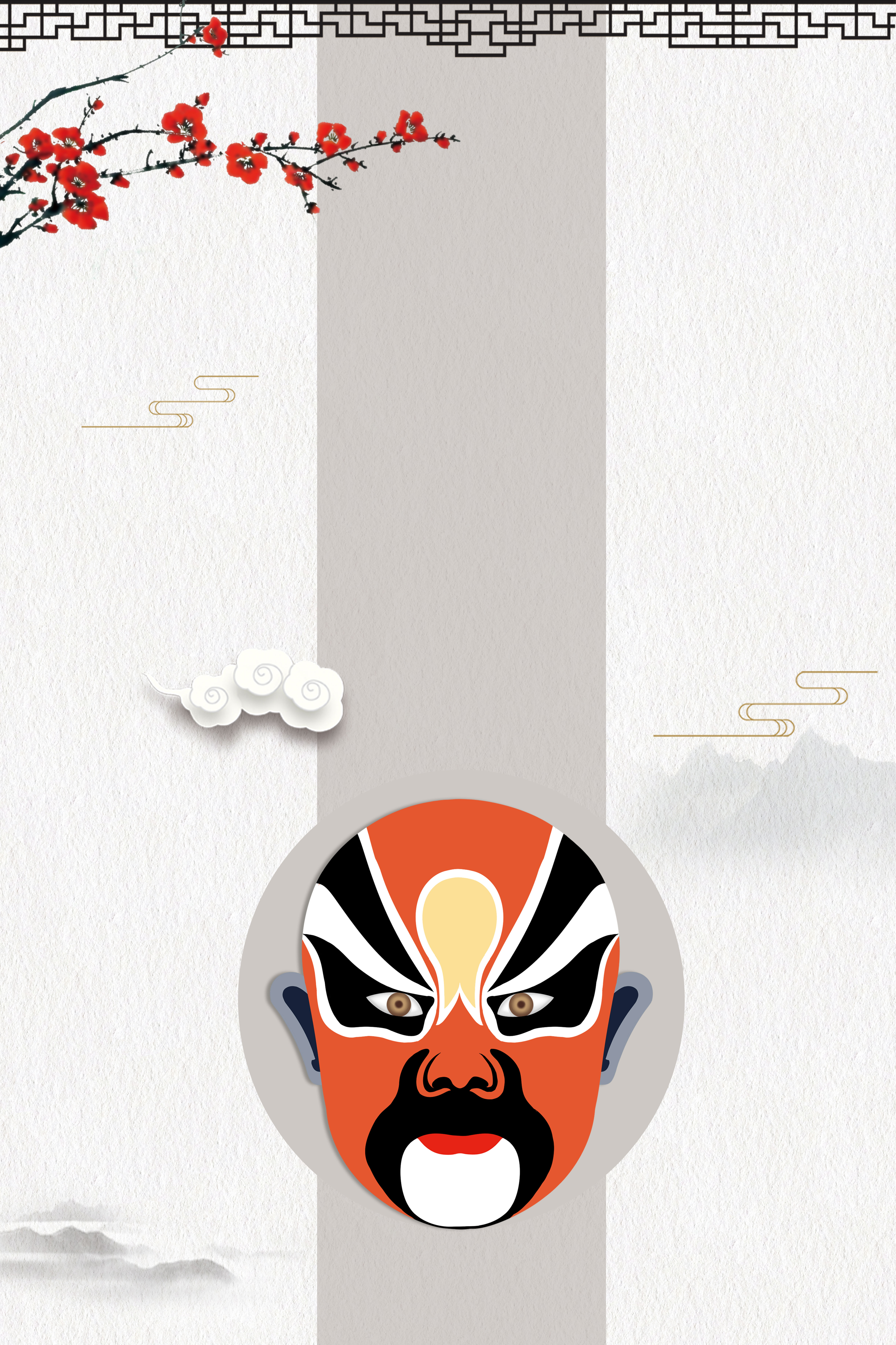 中国风古风常用精美高清psd分层可修改背景素材