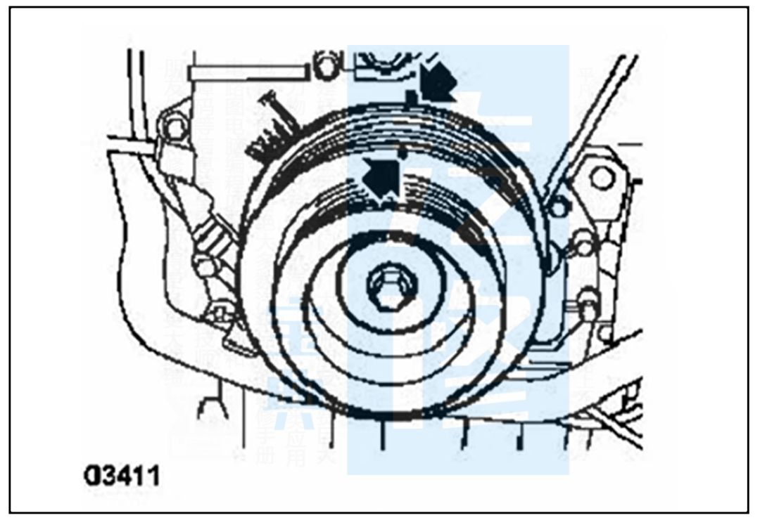 荣威350发电机皮带绕法图片(荣威发动机正时皮带示意图) - 赤虎壹号