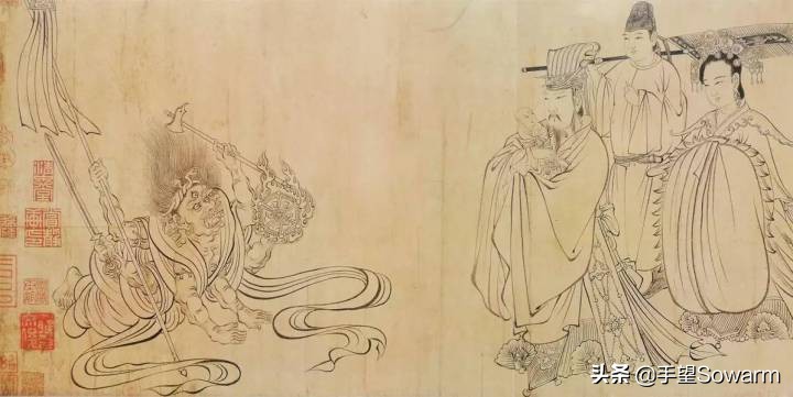 被称为画圣的是谁(徐悲鸿重金买回被德抢走的无名古画，是唐代画圣吴道子的真迹？)