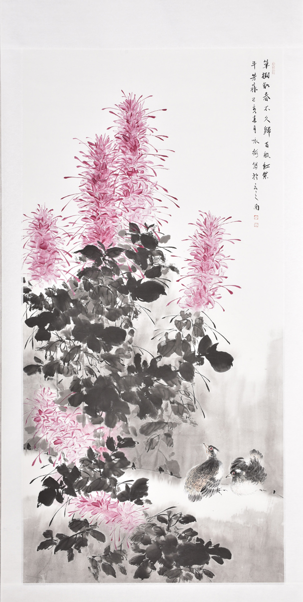 草树知春不久归，百般红紫斗芳菲，画家张咏梅作品欣赏