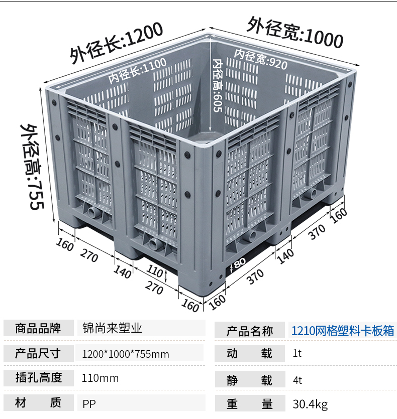 如何区别塑料托盘与塑料卡板箱？