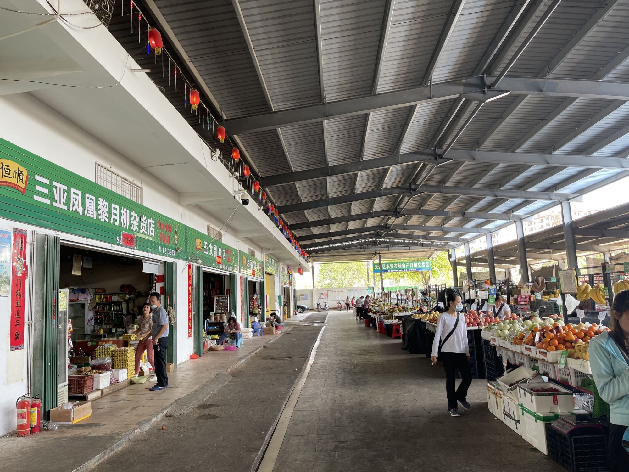 三亚超好逛的水果市场,本地人常去,水果好吃便宜