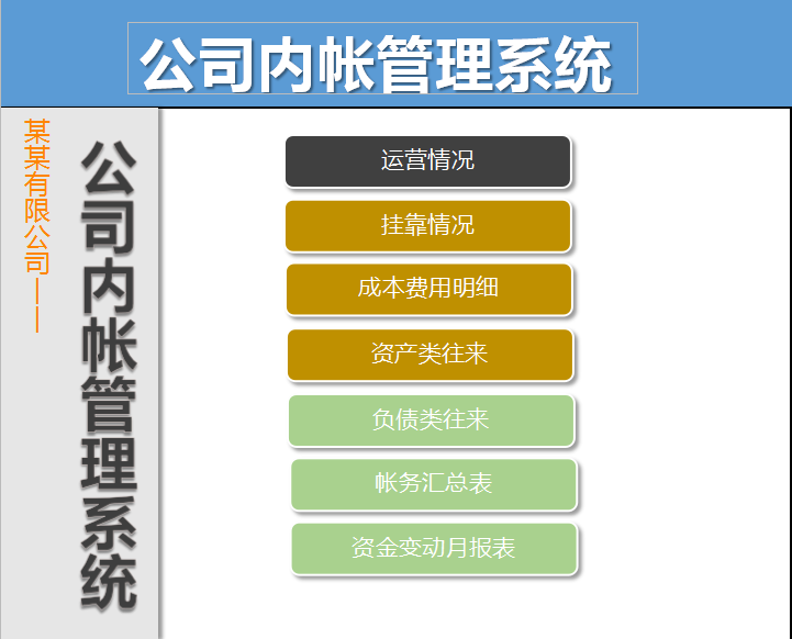 新修改的企业内账管理系统，自动生成报表，高效合规，适合小企业