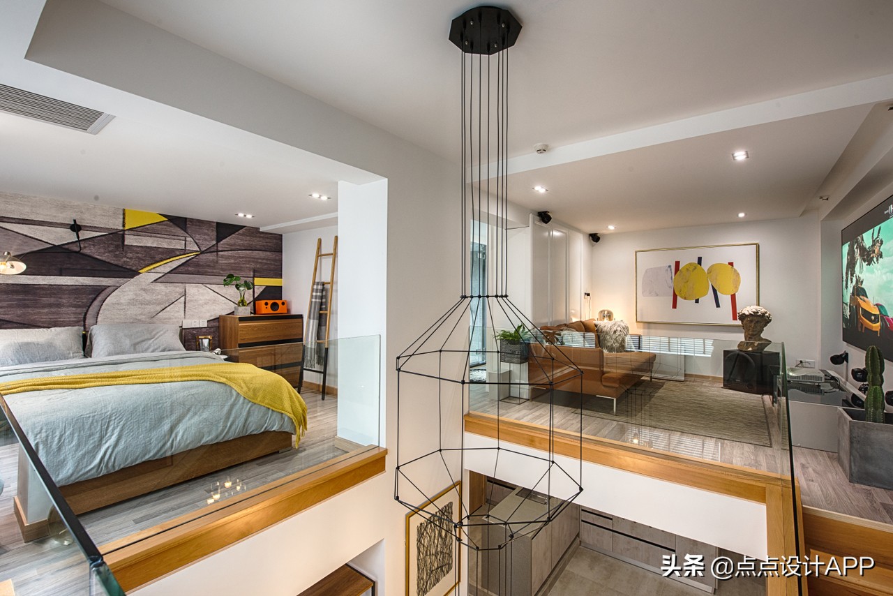 杨森作品：央视《空间榜样》热播，40平单间配套巧改时尚小跃层