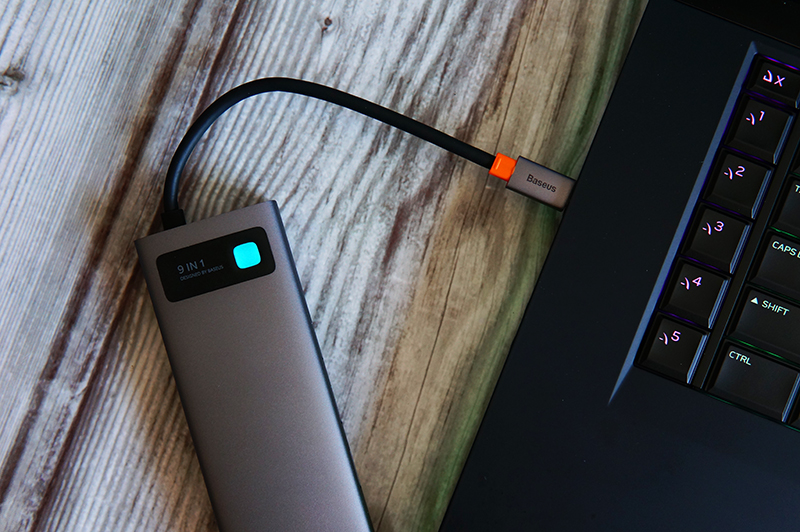 接口多才高效！倍思九合一多功能Type-C扩展坞体验