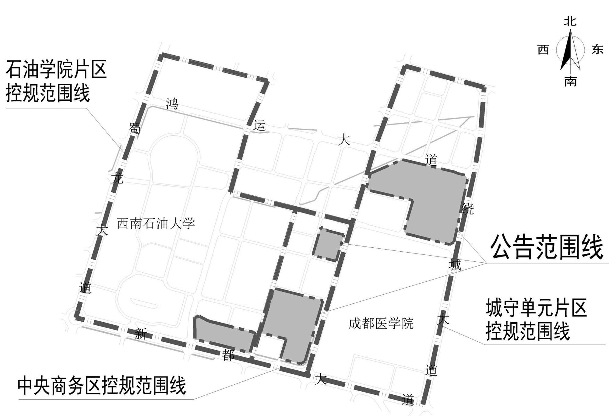 为保障成医附院新院区建设，新都区调整医学院TOD周边用地规划