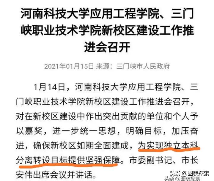 三门峡强力推动第1所本科高校，鹤壁，濮阳，济源，漯河要加油了