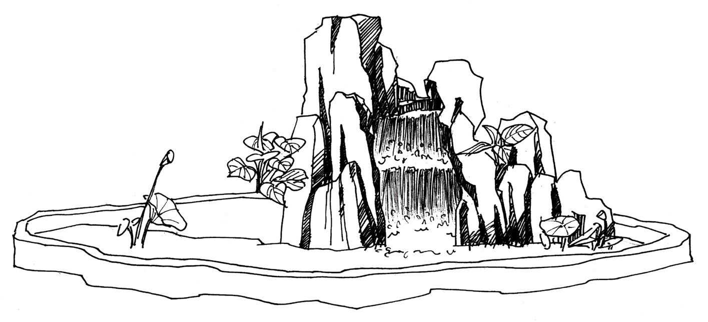 铅笔画山水画图片(零基础速写教程) - 赤虎壹号