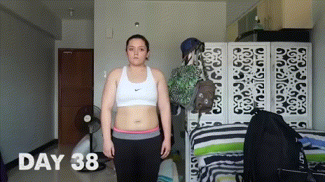 156斤女孩進行100天減肥挑戰，體重減掉27斤，如今少女感十足