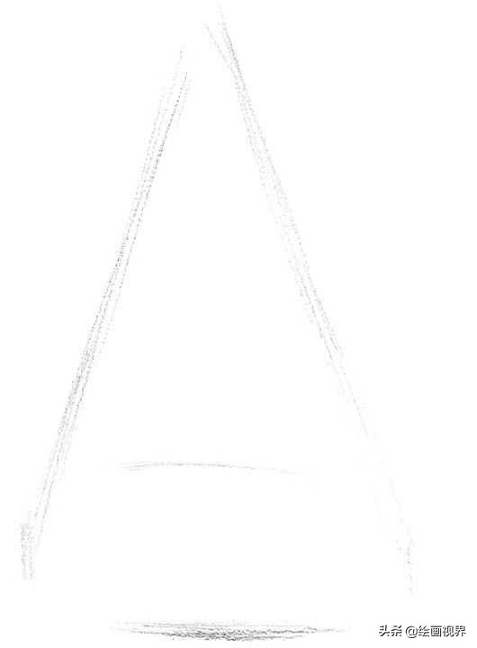 零基础几何体教程：分步骤讲解圆锥体画法，收藏起来临摹学习