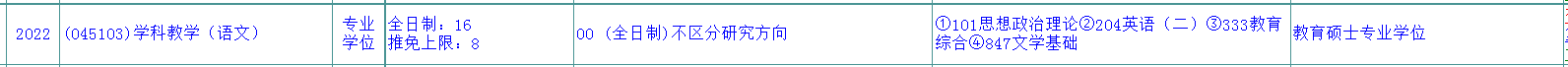 学科语文专硕考研难不难？