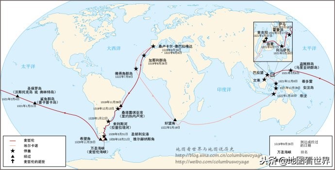 地理大发现第24篇：麦哲伦环球航行——人类历史上首次环球航行