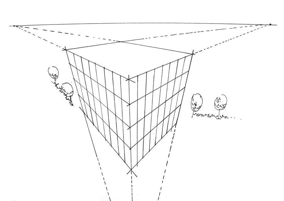 透視怎麼畫手繪透視法基礎教學不會畫透視怎麼辦分步驟圖解教你畫透視