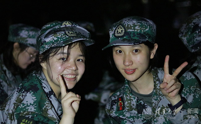清华大学新生军训拉练集锦