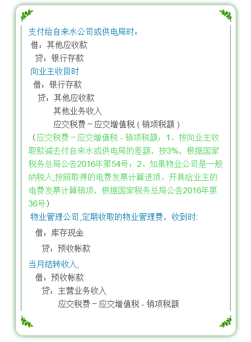 物业会计不会做？一套完美财务处理+45笔会计实操，真实用