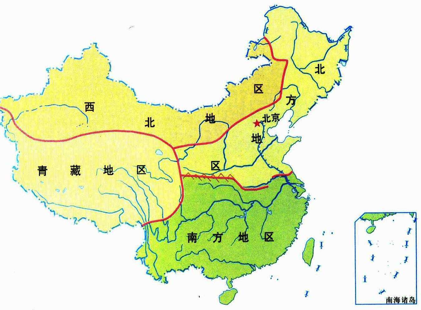 中国四大区域的划分(中国地理四大区域介绍)