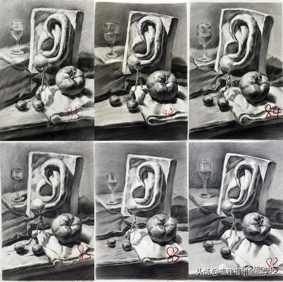 世上无难事，只要肯攀登记福州金桥学校高一、高二美术专业半期考