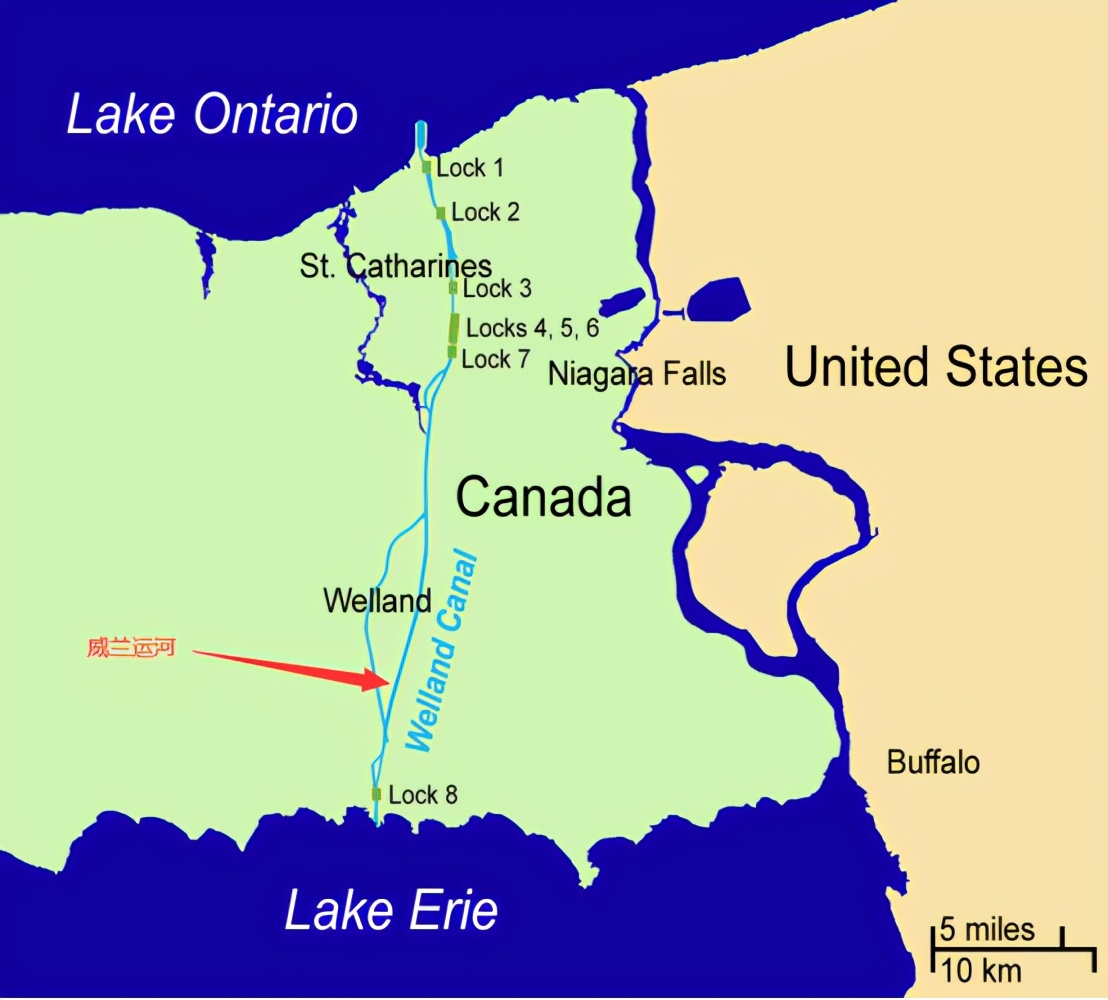 尼亚加拉河地图图片