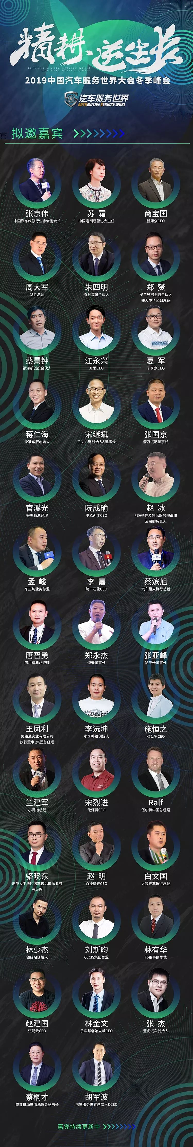 年度盛会来啦！2019汽车服务世界大会冬季峰会即将在上海开幕