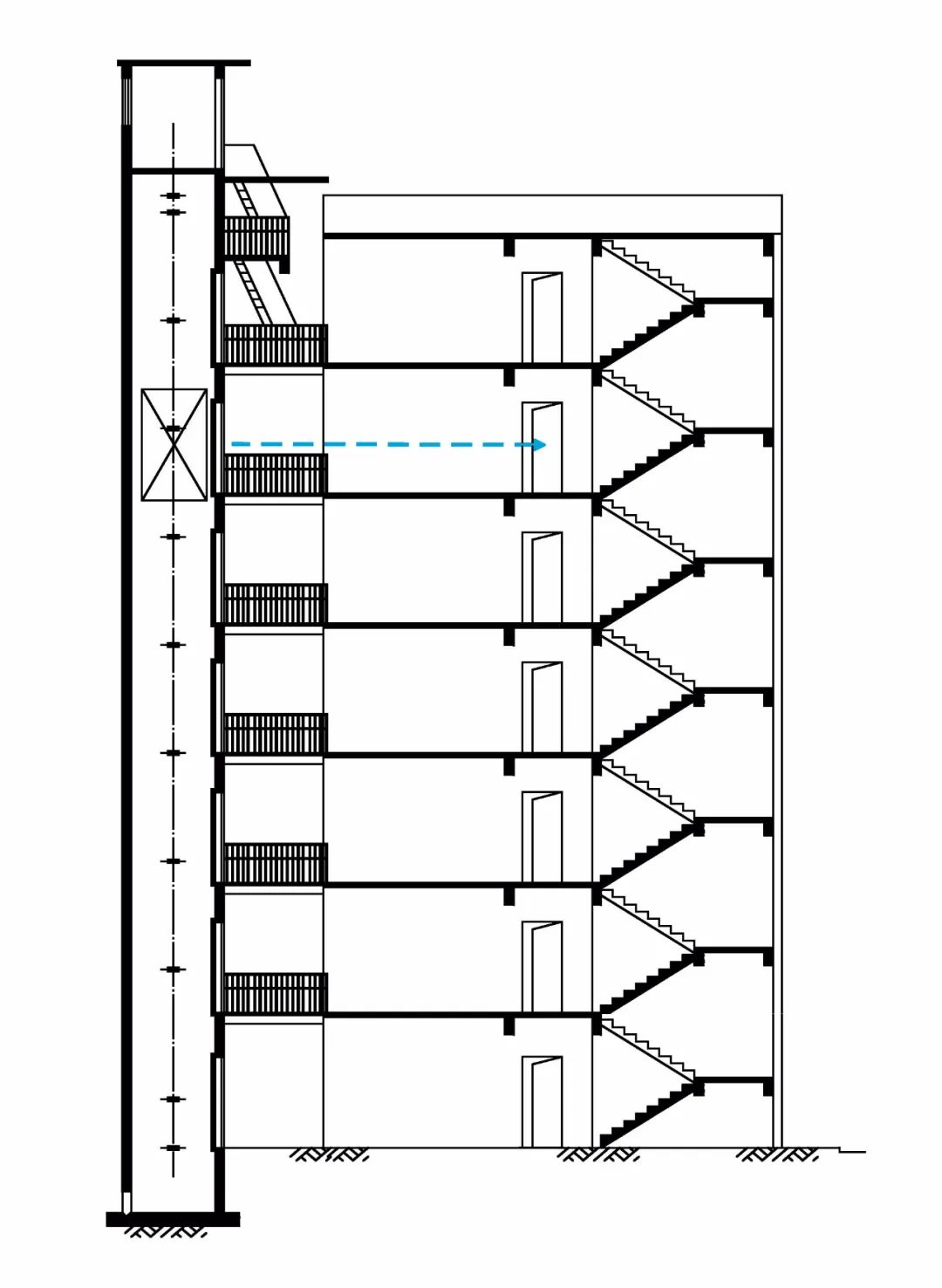 加装电梯入户方式