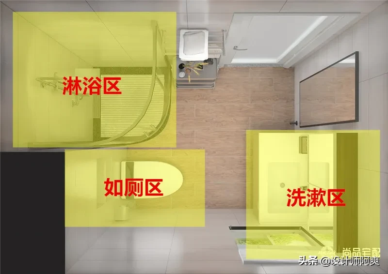 说这是4㎡卫生间的最优布局，没人不同意吧？