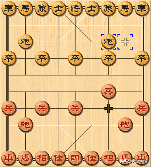 象棋开局走法详解象棋常用的6种开局方式