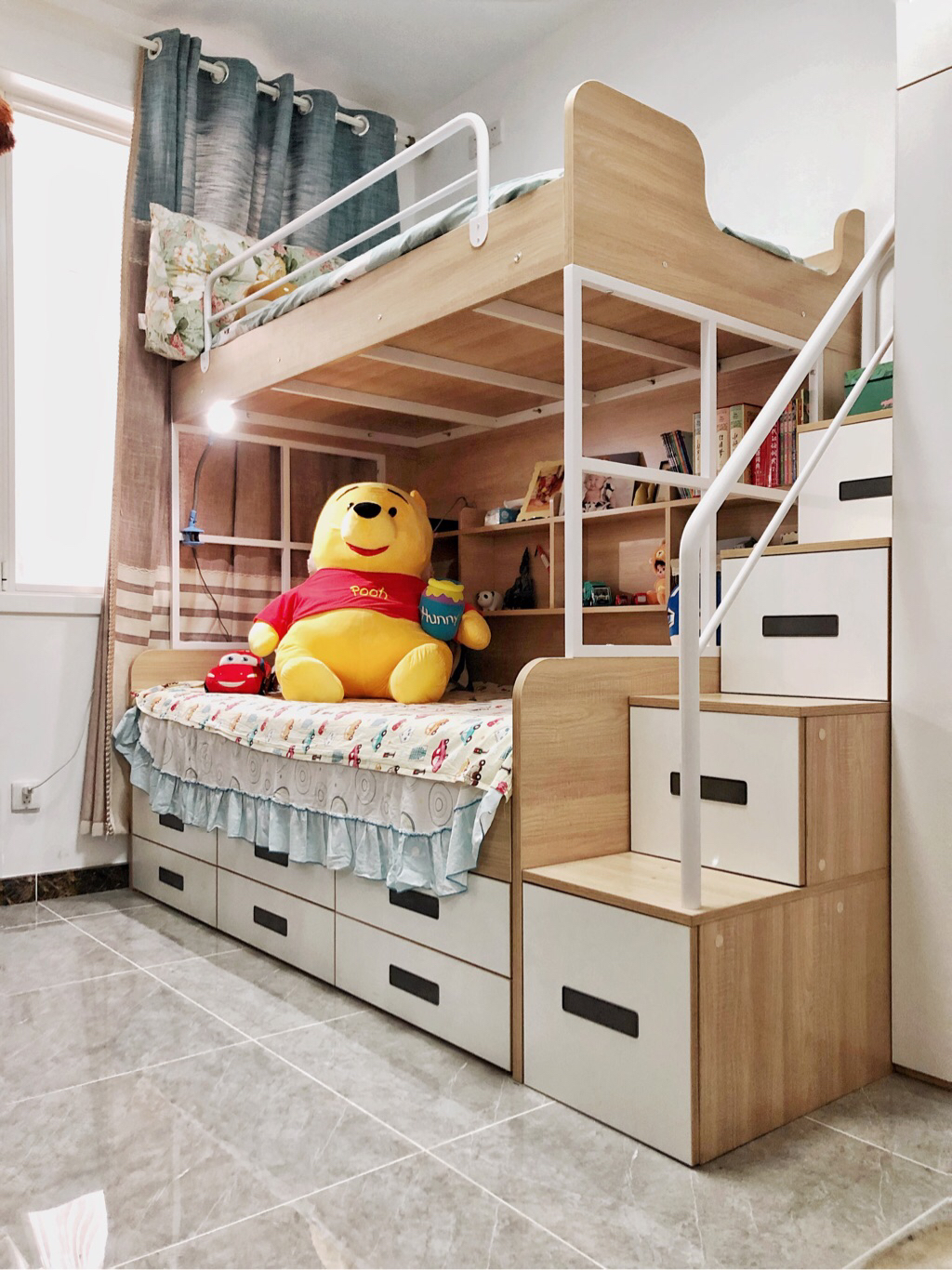 37㎡简约一居，合理规划榨干每寸空间，住下一家四口不拥挤，跪服