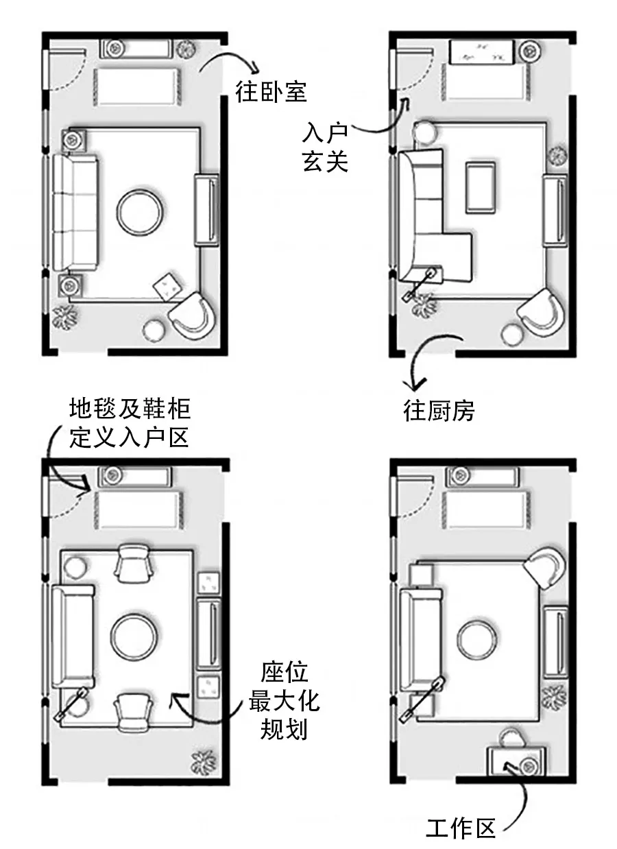他家10㎡客厅好大！全靠布局技巧，大沙发放上还是宽敞
