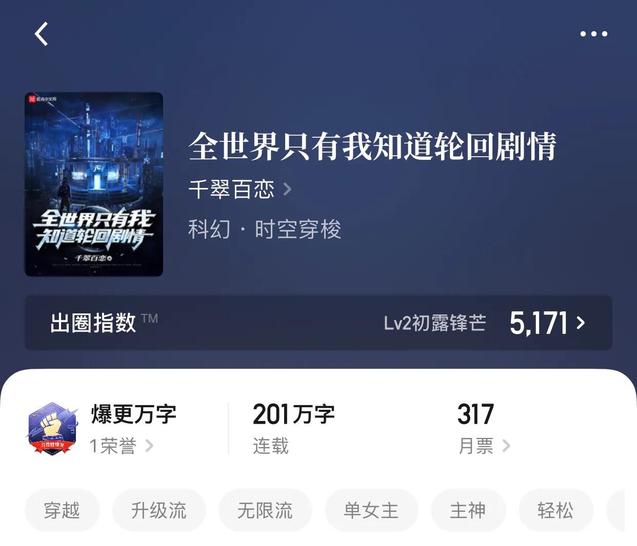 几本科幻小说，曾经我以为会用着加特林，吊着雪茄，后来满脸心酸