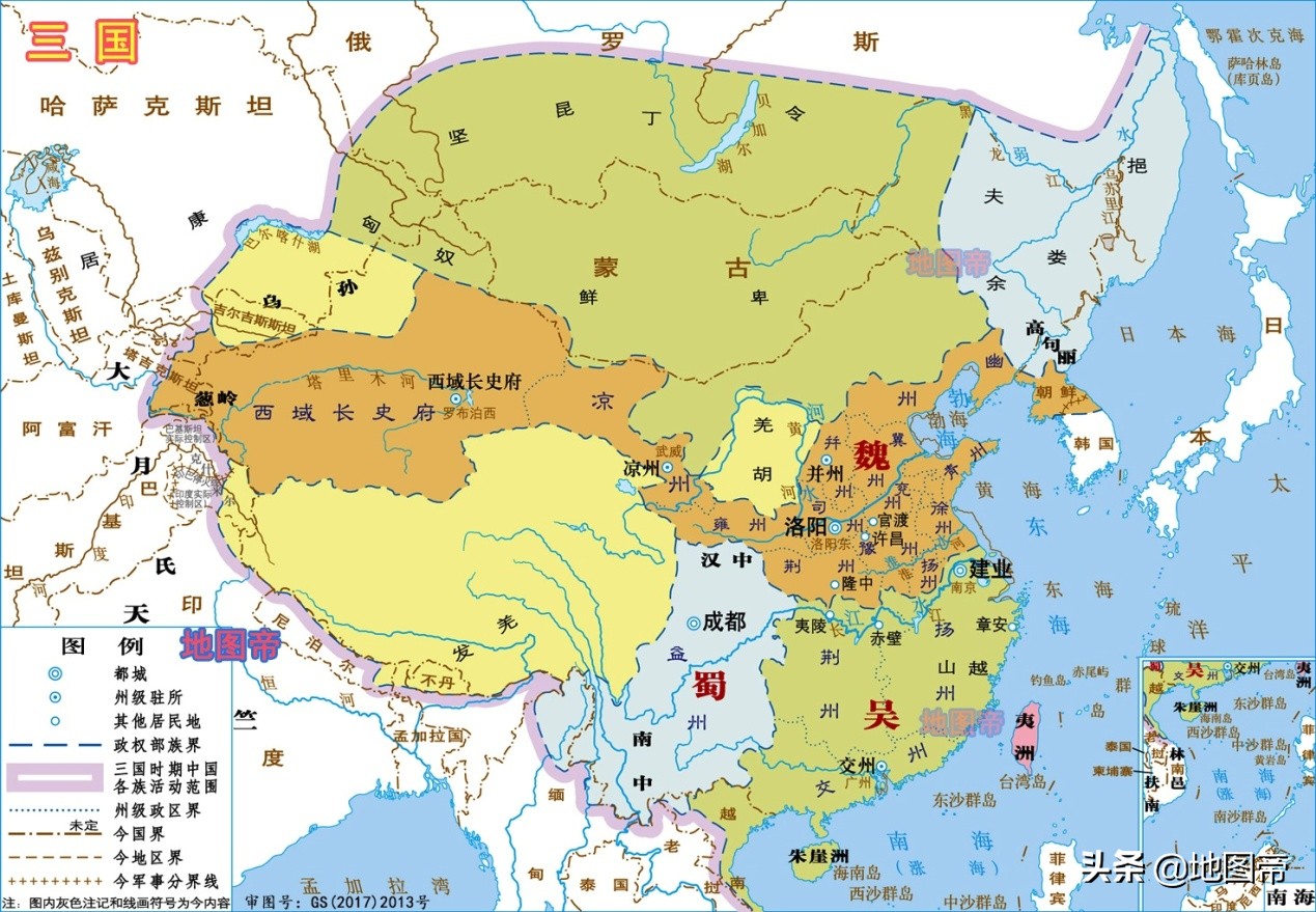 汉末地图(22张地图快速看汉朝历史(西汉和东汉))