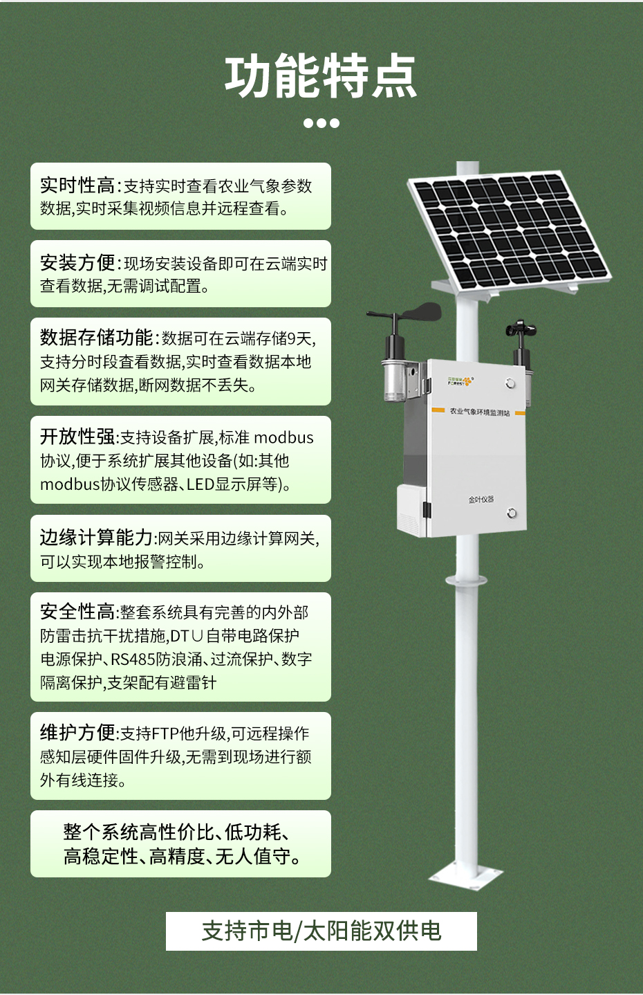 農業自動氣象站監測要素有哪些？