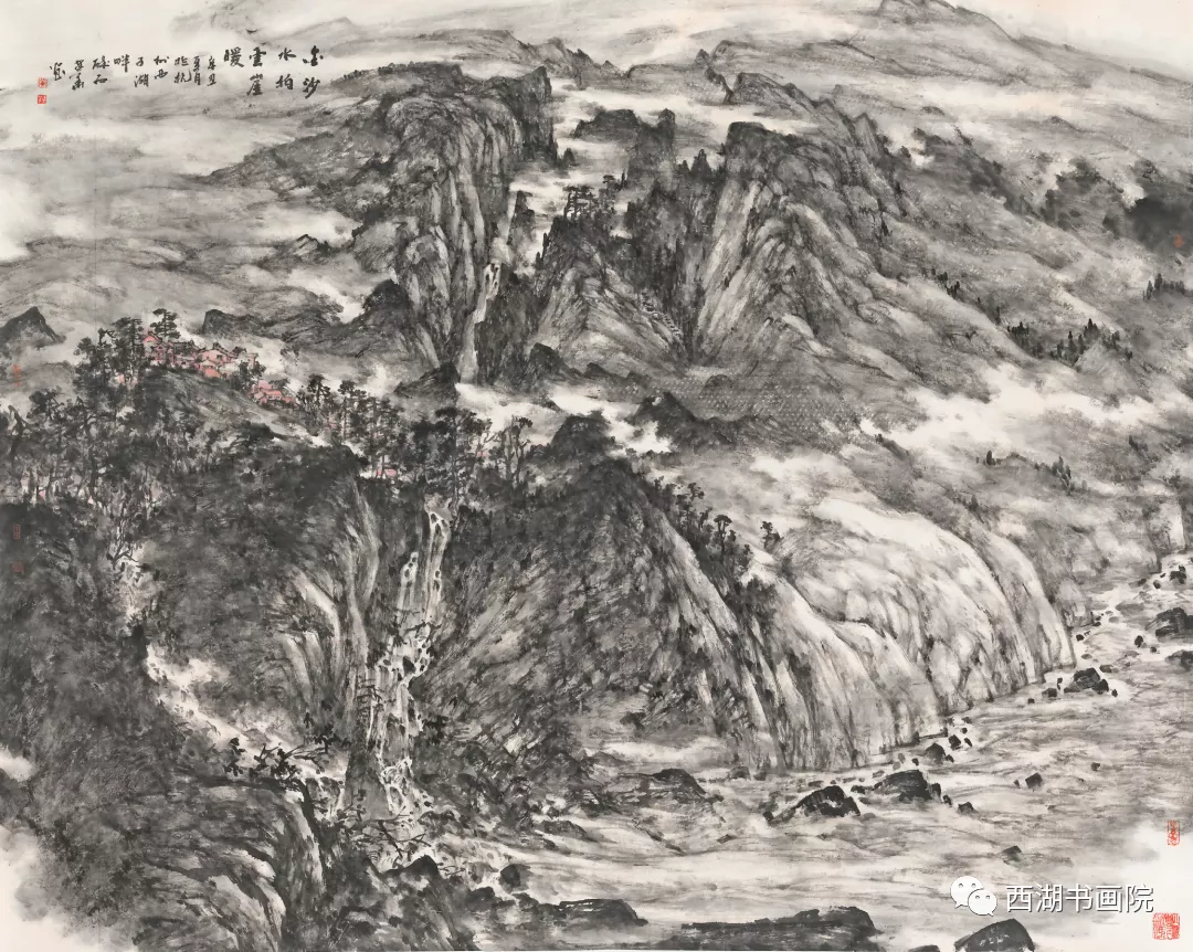 壮丽江山·书画篆刻作品展在浙江图书馆开幕